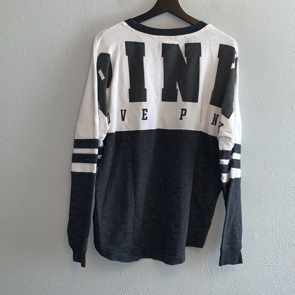 Vs dark grey varsity crew